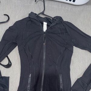 Lululemon black Zip-Up Hoodie